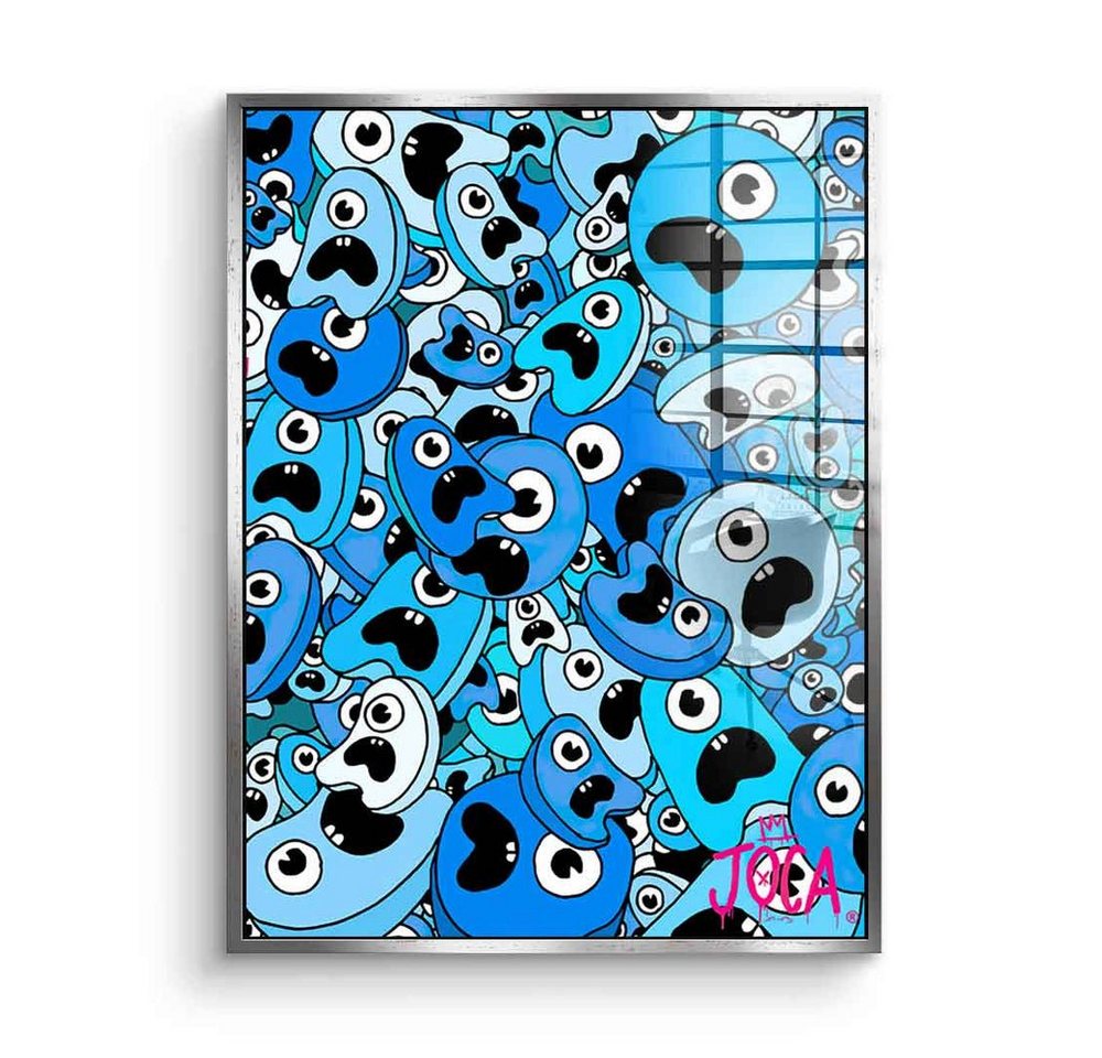 DOTCOMCANVAS® Acrylglasbild Sordins Blue - Acrylglas, Acrylglasbild Sordins Blue comic Figur blau hochkant von Dotcomcanvas