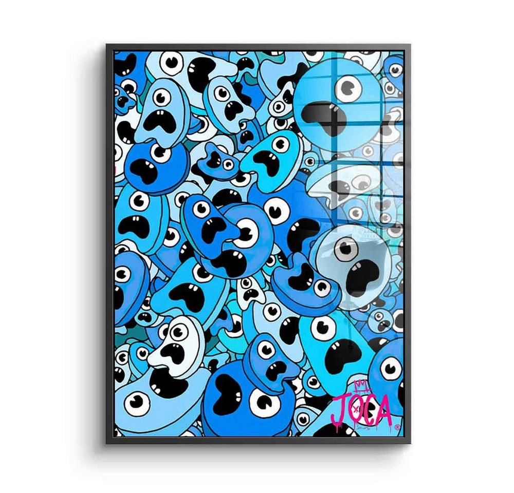DOTCOMCANVAS® Acrylglasbild Sordins Blue - Acrylglas, Acrylglasbild Sordins Blue comic Figur blau hochkant von Dotcomcanvas