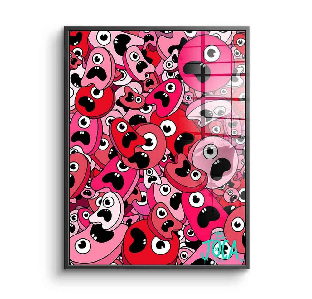 DOTCOMCANVAS® Acrylglasbild Sordins Pink - Acrylglas, Acrylglasbild Sordins Pink comic Figur pink hochkant von Dotcomcanvas