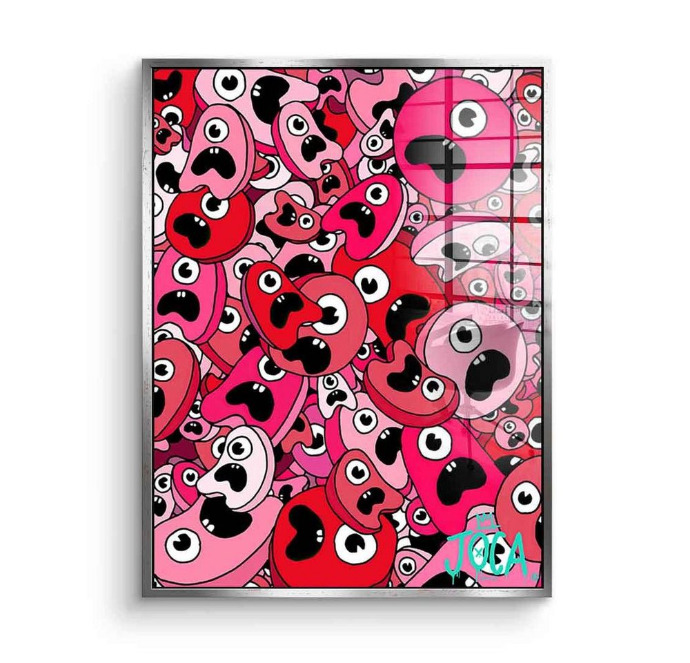 DOTCOMCANVAS® Acrylglasbild Sordins Pink - Acrylglas, Acrylglasbild Sordins Pink comic Figur pink hochkant von Dotcomcanvas