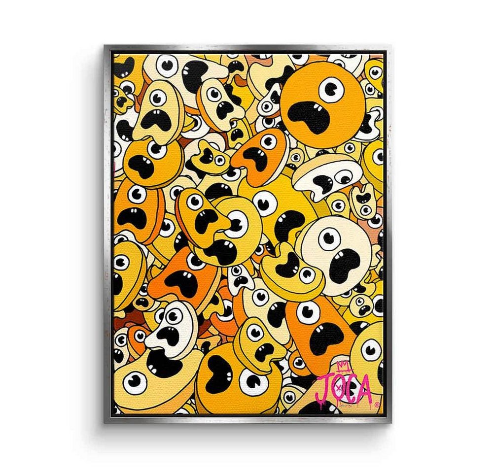 DOTCOMCANVAS® Leinwandbild Sordins Yellow, Leinwandbild Sordins yellow comic Figur gelb hochkant von Dotcomcanvas