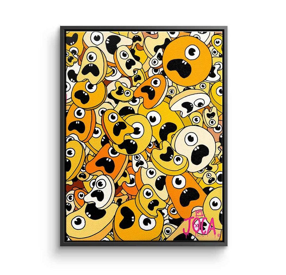 DOTCOMCANVAS® Leinwandbild Sordins Yellow, Leinwandbild Sordins yellow comic Figur gelb hochkant von Dotcomcanvas