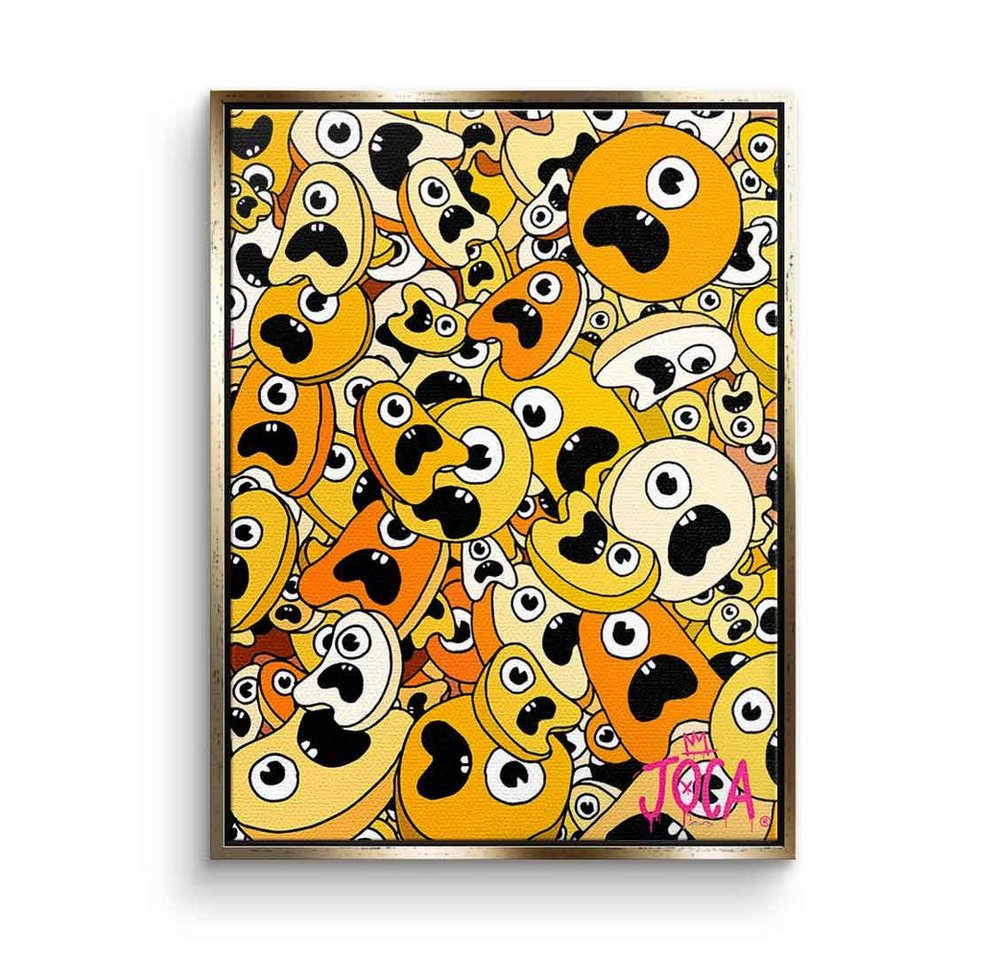 DOTCOMCANVAS® Leinwandbild Sordins Yellow, Leinwandbild Sordins yellow comic Figur gelb hochkant von Dotcomcanvas