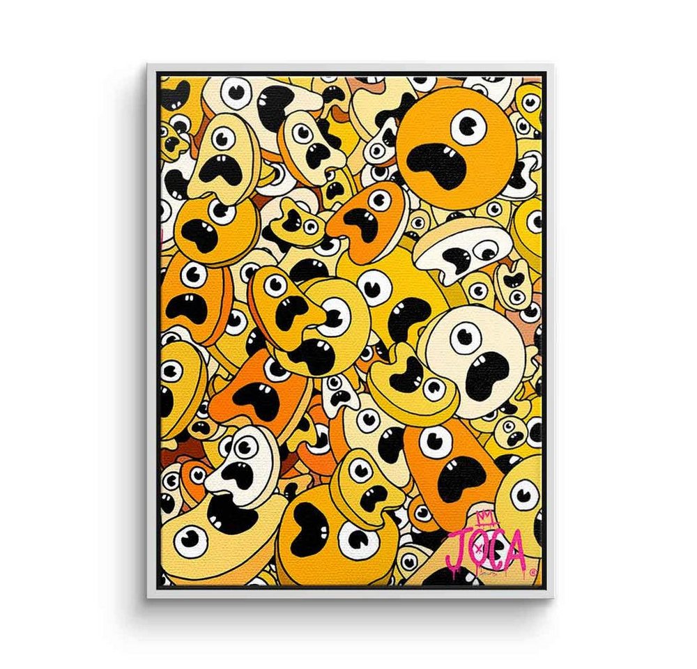 DOTCOMCANVAS® Leinwandbild Sordins Yellow, Leinwandbild Sordins yellow comic Figur gelb hochkant von Dotcomcanvas