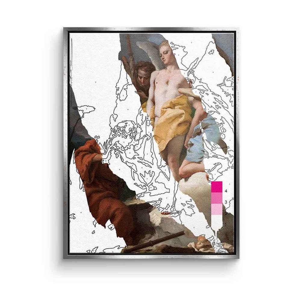 DOTCOMCANVAS® Leinwandbild Sorrow, Leinwand Bild Michelangelo Sorrow Engel abstrakt hochkant von Dotcomcanvas
