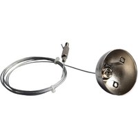 DOTLUX 2m Stahlseil mit Zubehoer fuer Deckenmontage - 4810 von Dotlux