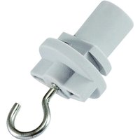 DOTLUX Befestigungshaken weiss fuer 3 Phasen-Schiene max 10 kg - 3914-W von Dotlux