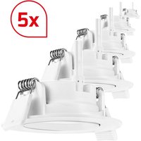 DOTLUX LED-Downlight CIRCLEmini-AC 5W 3000K Bundle 5 Stueck von Dotlux