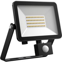 DOTLUX LED-Strahler FLOORslim-sensor 30W 3000K schwarz mit Bewegungsmelder PIR von Dotlux