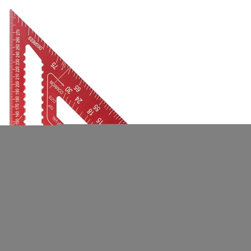 Dottduya Dreieckiges Geodreieck | Metrischer Winkelmesser | Metall Winkelmesser Zum Präzisen Messen In Architektur Und Holzarbeiten von Dottduya