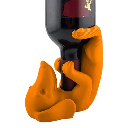 Dottduya Einzelner Weinflaschenhalter - Hundeform Weinflaschen Ständer Schreibtisch | Lustiger Whiskey Organizer Für Hochzeit Wohnzimmer Esszimmer,Bar Geschenk Einweihungsparty Dottduya Einzelner Weinflaschenhalter - Hundeform Weinflaschen Ständer Schreibtisch | Lustiger Whiskey Organizer Für Hochzeit Wohnzimmer Esszimmer,Bar Geschenk Einweihungsparty von Dottduya