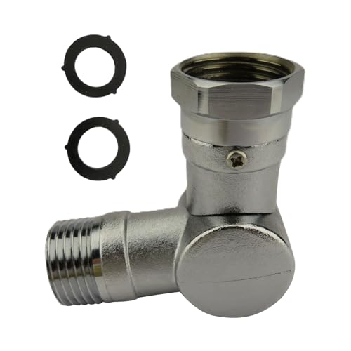 Dottduya Gartenschlauch Drehverbinder - 180 Und 360 Grad Drehbarer Metallschlauchverbinder - Verstellbarer Wasserhahn Adapter Für Gartenbewässerung Einfahrt Reinigen Pool Außenbereich von Dottduya