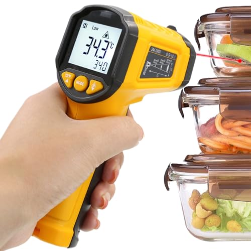 Dottduya Infrarot Thermometer - Industrielle Infrarot Thermometer,Leichtes Design Schnelle Messung Ergonomisch Vielseitig von Dottduya