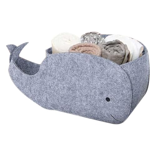 Dottduya Snackkorb | Filz-Snackbox - Faltbar Tragbarer Behälter Dekorativer -Form Korb Für Kleidung Handtücher Schrank Wohnzimmer Schlafzimmer von Dottduya
