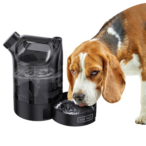Dottduya Tragbare Hundewasserflasche,Outdoor Trinkbehälter Für Haustiere | Große Füllmenge Hundewasserflasche Für Reisen Outdoor Wandern Und Unterwegs Dottduya Tragbare Hundewasserflasche,Outdoor Trinkbehälter Für Haustiere | Große Füllmenge Hundewasserflasche Für Reisen Outdoor Wandern Und Unterwegs von Dottduya