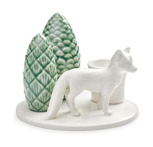 Dottier - Winter Stories - Fuchs - Kerzenhalter/Kerzenständer - Keramik - 8 x 10 x 10 cm von Dottir Nordic Design