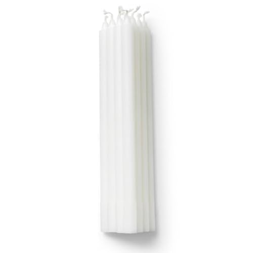 Dottir Nordic Design Birthday Stories Candles Ø 13 mm. 10 pcs, White von Dottir Nordic Design