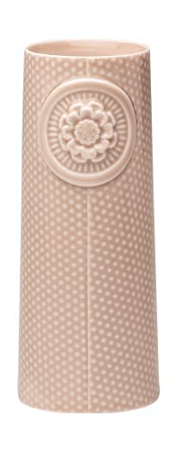 Dottir Nordic Design - Pipanella - Dot Big - Vase - Farbe: Rose - Porzellan - Höhe: 18,8 cm von Dottir Nordic Design
