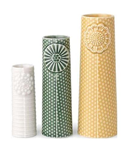 Dottir Nordic Design [W0725] Pipanella Flock - Wild Meadow (1 small, 1 mini, 1 Micro) Set of 3 vases von Dottir Nordic Design