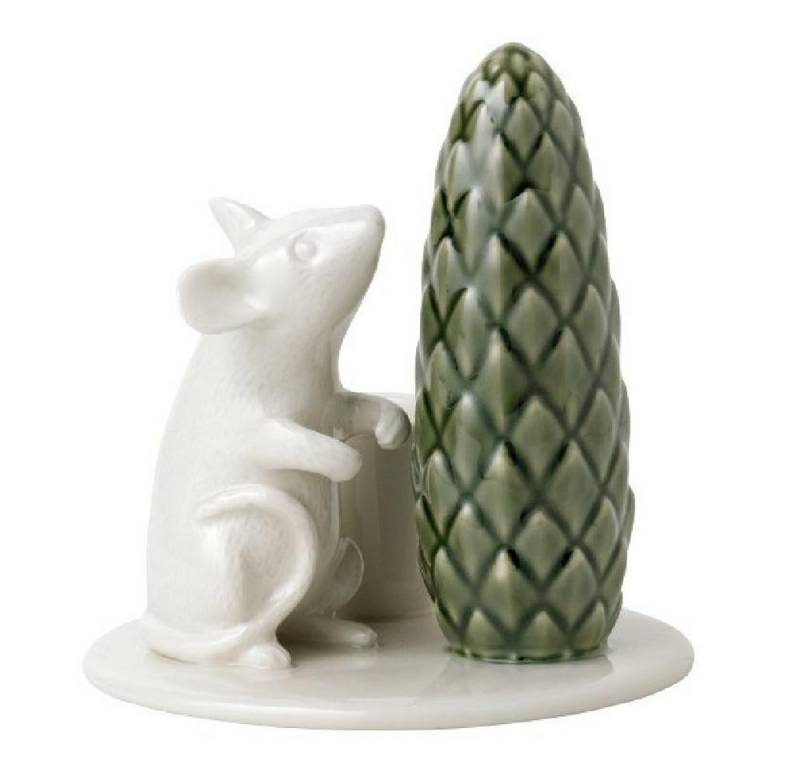 Dottir Nordic Design Windlicht Kerzenhalter Wintergeschichten Pilze (3-teilig) von Dottir Nordic Design