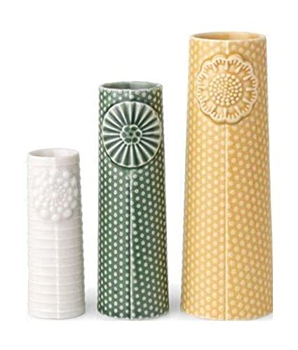 Pipanella Flock - Wild Meadow (1 small, 1 Mini, 1 Micro) Set of 3 vases von Dottir Nordic Design