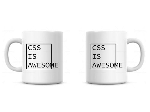 DottsMusic CSS is Awesome – Funny Neuheit Programmierer Becher/Tasse von DottsMusic