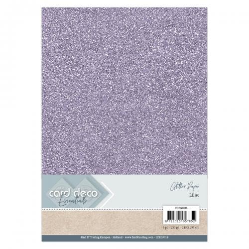 Card Deco Essentials Glitzerpapier, Lila Card Deco Essentials Glitzerpapier, Lila von Dotty Design