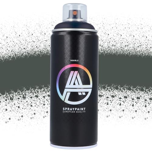 Double A Spraypaint Sprühdose 400ml Sprühfarbe Acryllack Sprühlack matt hochdeckend DIY Kunststoff Metall Möbel Deko (DA-108 Anonymous) von Double A Spraypaint
