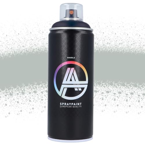 Double A Spraypaint Sprühdose 400ml Sprühfarbe Acryllack Sprühlack matt hochdeckend DIY Kunststoff Metall Möbel Deko (DA-116 Fog) von Double A Spraypaint