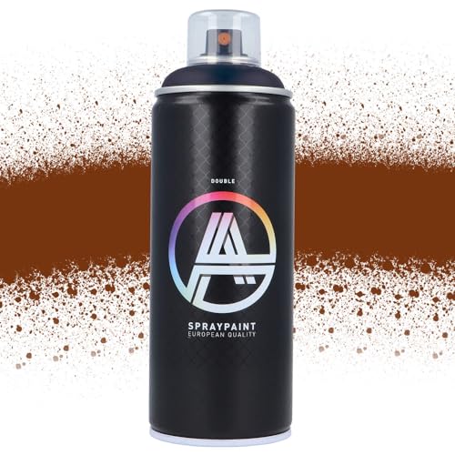 Double A Spraypaint Sprühdose 400ml Sprühfarbe Acryllack Sprühlack matt hochdeckend DIY Kunststoff Metall Möbel Deko (DA-124 Mocca) von Double A Spraypaint