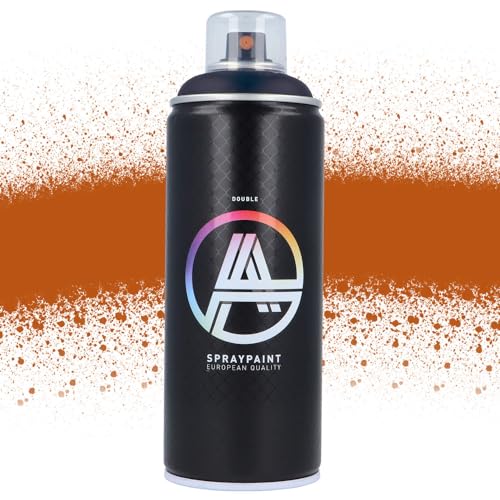 Double A Spraypaint Sprühdose 400ml Sprühfarbe Acryllack Sprühlack matt hochdeckend DIY Kunststoff Metall Möbel Deko (DA-128 Caramel) von Double A Spraypaint