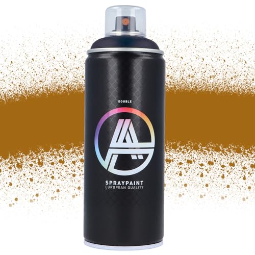 Double A Spraypaint Sprühdose 400ml Sprühfarbe Acryllack Sprühlack matt hochdeckend DIY Kunststoff Metall Möbel Deko (DA-130 Peanut) von Double A Spraypaint