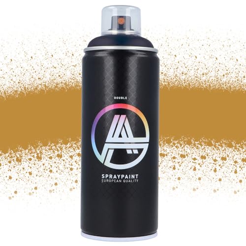 Double A Spraypaint Sprühdose 400ml Sprühfarbe Acryllack Sprühlack matt hochdeckend DIY Kunststoff Metall Möbel Deko (DA-132 Cappuchino) von Double A Spraypaint