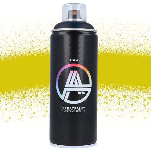 Double A Spraypaint Sprühdose 400ml Sprühfarbe Acryllack Sprühlack matt hochdeckend DIY Kunststoff Metall Möbel Deko (DA-144 Dijon) von Double A Spraypaint
