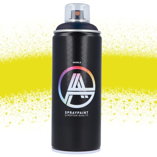 Double A Spraypaint Sprühdose 400ml Sprühfarbe Acryllack Sprühlack matt hochdeckend DIY Kunststoff Metall Möbel Deko (DA-146 Yolk) von Double A Spraypaint