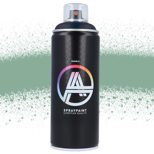 Double A Spraypaint Sprühdose 400ml Sprühfarbe Acryllack Sprühlack matt hochdeckend DIY Kunststoff Metall Möbel Deko (DA-156 Strong Sage) von Double A Spraypaint