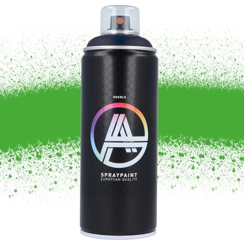 Double A Spraypaint Sprühdose 400ml Sprühfarbe Acryllack Sprühlack matt hochdeckend DIY Kunststoff Metall Möbel Deko (DA-164 Gleis 8 Green) von Double A Spraypaint