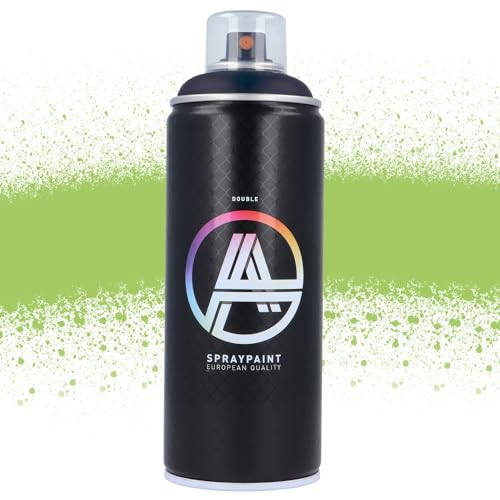 Double A Spraypaint Sprühdose 400ml Sprühfarbe Acryllack Sprühlack matt hochdeckend DIY Kunststoff Metall Möbel Deko (DA-172 Mad Green) von Double A Spraypaint