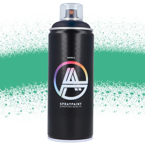 Double A Spraypaint Sprühdose 400ml Sprühfarbe Acryllack Sprühlack matt hochdeckend DIY Kunststoff Metall Möbel Deko (DA-186 Lowbrow Peppermint) von Double A Spraypaint