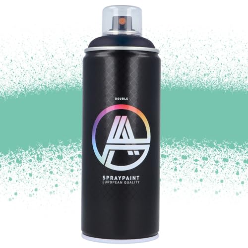 Double A Spraypaint Sprühdose 400ml Sprühfarbe Acryllack Sprühlack matt hochdeckend DIY Kunststoff Metall Möbel Deko (DA-190 Graffitibox Peppermint) von Double A Spraypaint