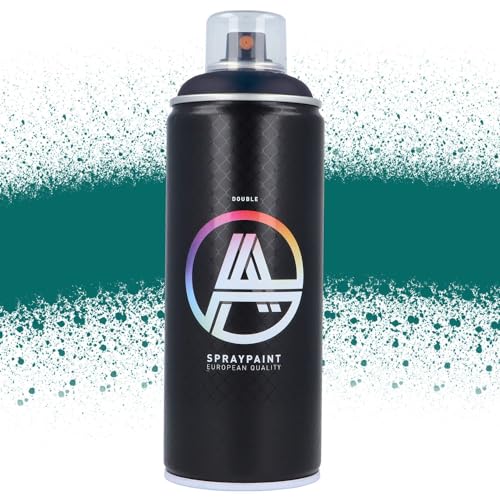 Double A Spraypaint Sprühdose 400ml Sprühfarbe Acryllack Sprühlack matt hochdeckend DIY Kunststoff Metall Möbel Deko (DA-198 Atlantis) von Double A Spraypaint
