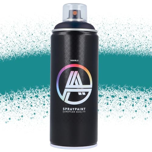 Double A Spraypaint Sprühdose 400ml Sprühfarbe Acryllack Sprühlack matt hochdeckend DIY Kunststoff Metall Möbel Deko (DA-200 Backyard Ocean) von Double A Spraypaint
