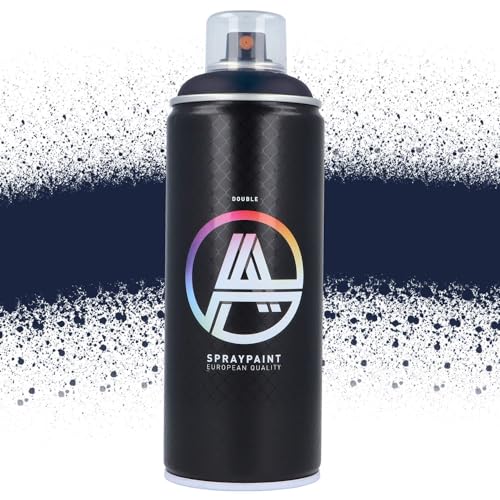Double A Spraypaint Sprühdose 400ml Sprühfarbe Acryllack Sprühlack matt hochdeckend DIY Kunststoff Metall Möbel Deko (DA-216 Saphire) von Double A Spraypaint