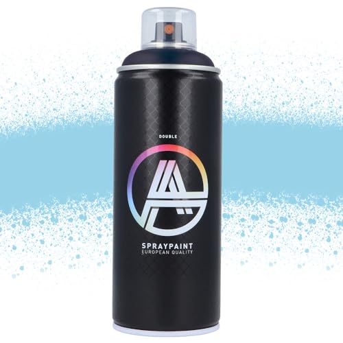 Double A Spraypaint Sprühdose 400ml Sprühfarbe Acryllack Sprühlack matt hochdeckend DIY Kunststoff Metall Möbel Deko (DA-234 Sky Blue) von Double A Spraypaint