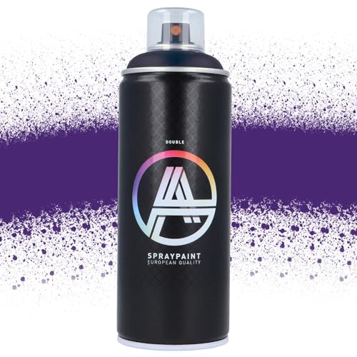 Double A Spraypaint Sprühdose 400ml Sprühfarbe Acryllack Sprühlack matt hochdeckend DIY Kunststoff Metall Möbel Deko (DA-238 Elevated Purple) von Double A Spraypaint