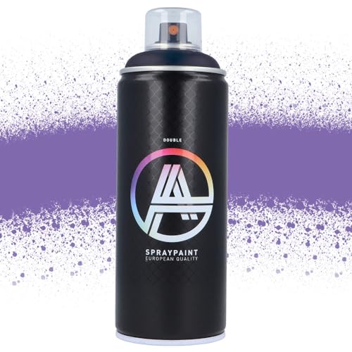 Double A Spraypaint Sprühdose 400ml Sprühfarbe Acryllack Sprühlack matt hochdeckend DIY Kunststoff Metall Möbel Deko (DA-246 Grape) von Double A Spraypaint