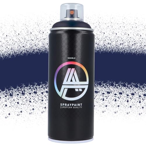 Double A Spraypaint Sprühdose 400ml Sprühfarbe Acryllack Sprühlack matt hochdeckend DIY Kunststoff Metall Möbel Deko (DA-258 Scrapyard Blue) von Double A Spraypaint