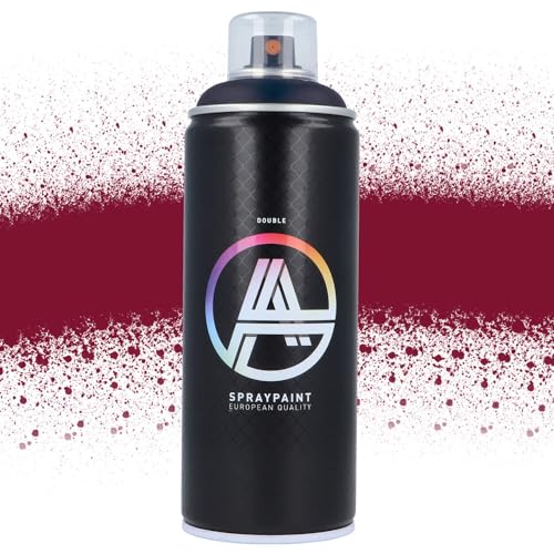 Double A Spraypaint Sprühdose 400ml Sprühfarbe Acryllack Sprühlack matt hochdeckend DIY Kunststoff Metall Möbel Deko (DA-266 Aubergine) von Double A Spraypaint