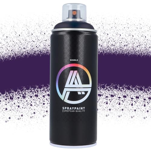 Double A Spraypaint Sprühdose 400ml Sprühfarbe Acryllack Sprühlack matt hochdeckend DIY Kunststoff Metall Möbel Deko (DA-268 Strong Viola) von Double A Spraypaint