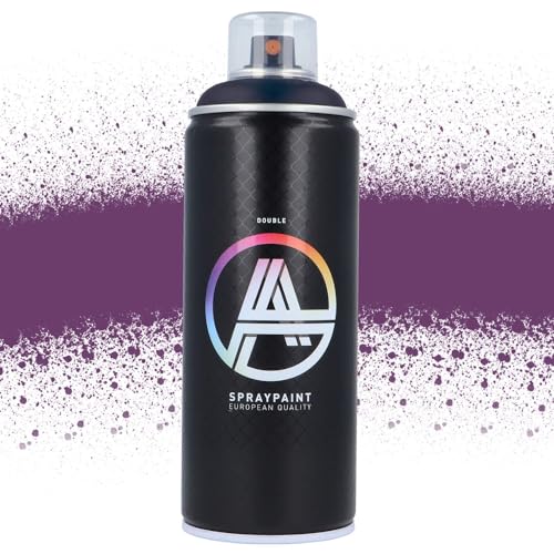 Double A Spraypaint Sprühdose 400ml Sprühfarbe Acryllack Sprühlack matt hochdeckend DIY Kunststoff Metall Möbel Deko (DA-280 Dark Fig) von Double A Spraypaint